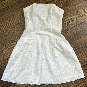White Lace Lilly Pulitzer Mini Dress